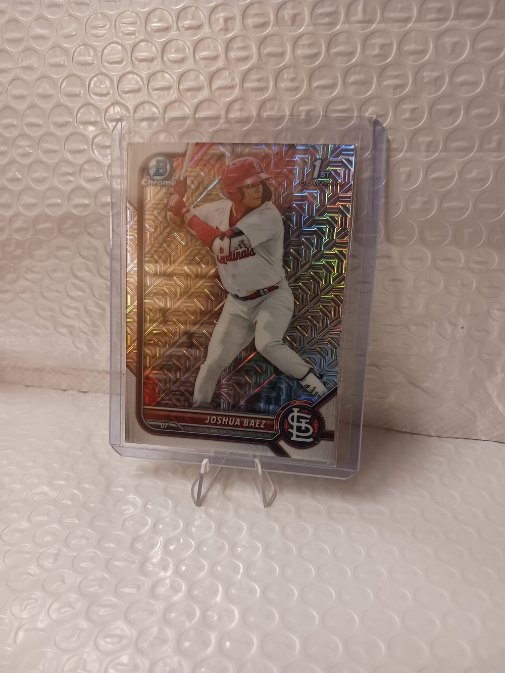 2022 Topps Chrome Joshua Baez Mojo Refractor RC